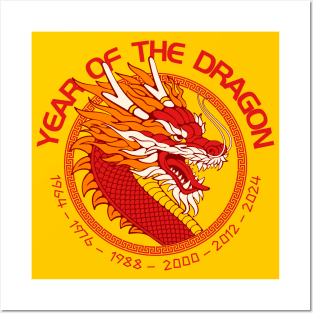 Chinese Year of the Dragon Posters and Art